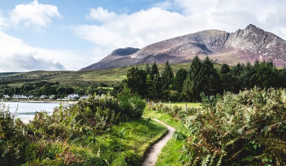 Goat Fell on Arran Coastal Way Walking Holiday